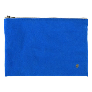 Das Tüpfelchen auf dem i - Iona Clutch-Tasche | Elektrisches Blau