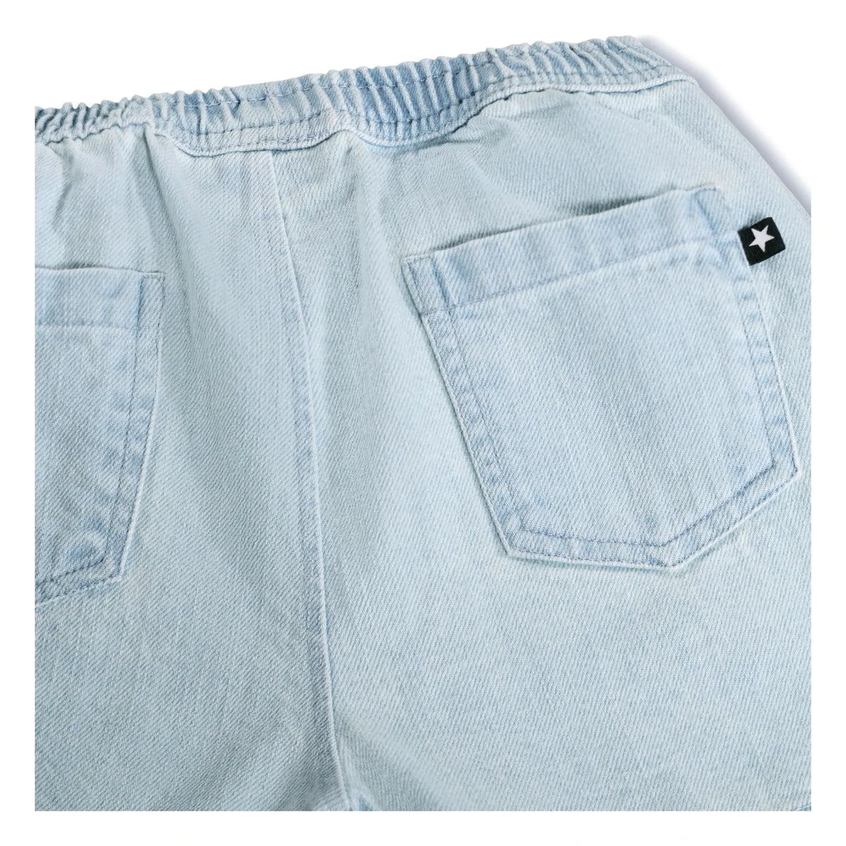 Molo - Denim Shine Bio-Baumwoll Shorts | Hellblau