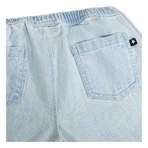 Molo - Denim Shine Bio-Baumwoll Shorts | Hellblau