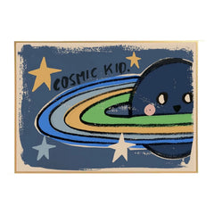 Studio Loco - Kosmisches Poster | Dunkelblau