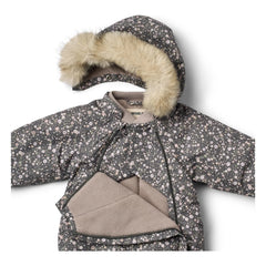 Wheat - Nicki Fleurie Ski-Overall aus recycelter Faser | Dunkelgrau