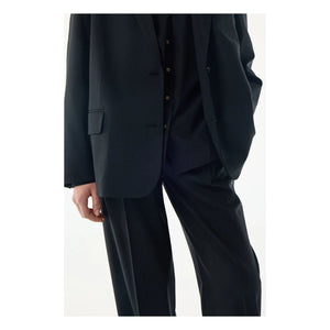 BELLEPIECE - Tailoring London Reine Wolljacke | Schwarz