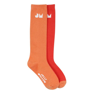 Jelly Mallow - 2 Çift Diz Üstü Çorap | Pembe