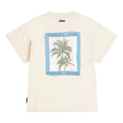 Tumble N'Dry – Paradise Islands Oversize T-Shirt aus Bio-Baumwolle | Ecru