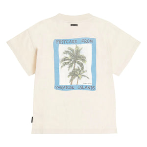 Tumble N'Dry – Paradise Islands Oversize T-Shirt aus Bio-Baumwolle | Ecru