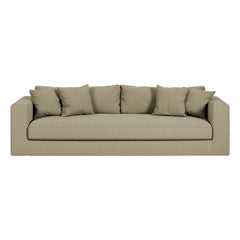 Panac Edition - Bellechasse 3-Sitzer Leichtsofa, Baumwolle und Leinen - 240 cm | Leinen