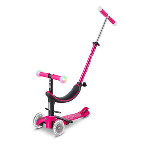Micro - Mini 3'ü 1 Arada LED scooter | Ahududu Kırmızısı