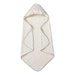 Babyshower - Olivfarbener Bademantel | Ecru