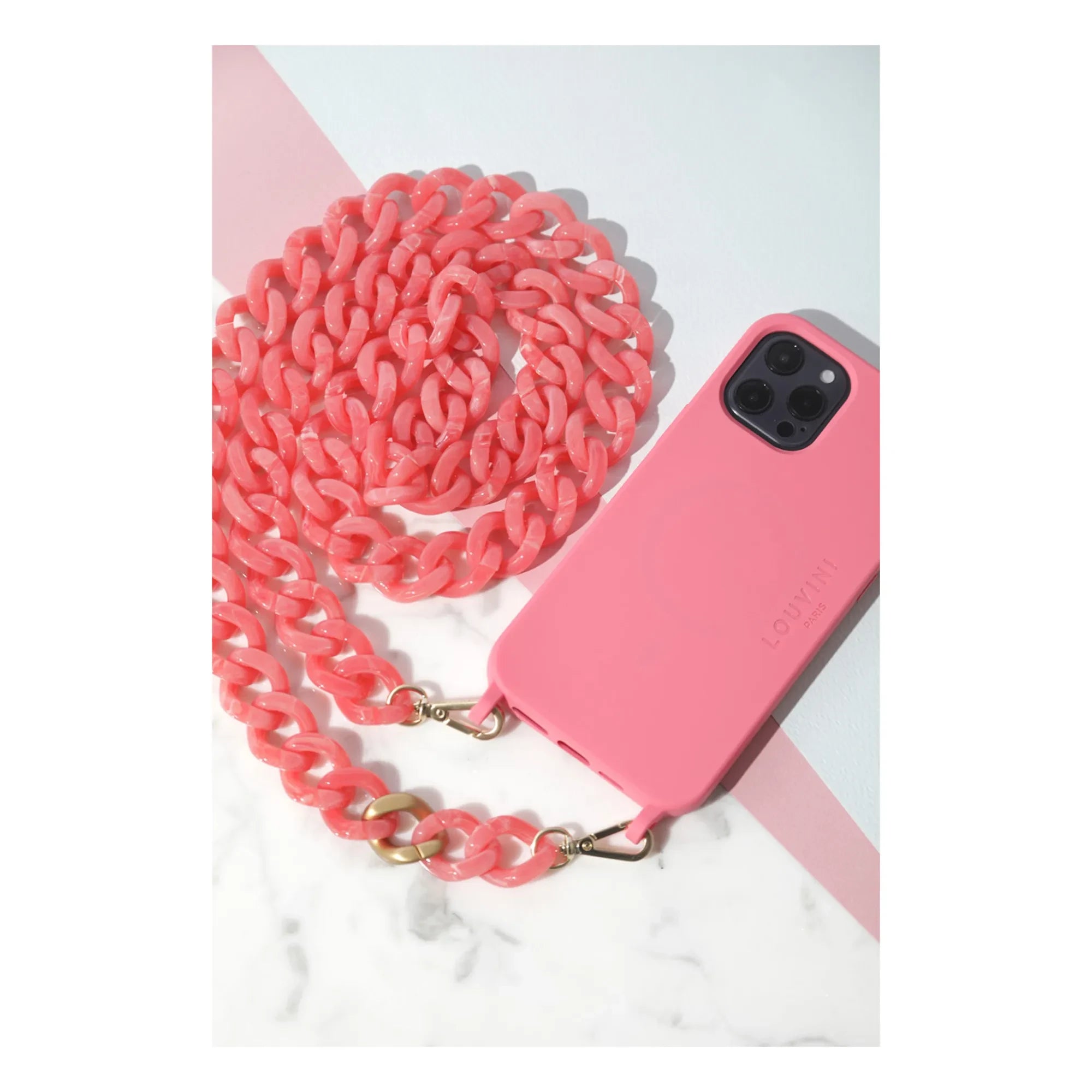 Louvini – Milo Recycelbare MagSafe Handyhülle aus Kunststoff | Rosa