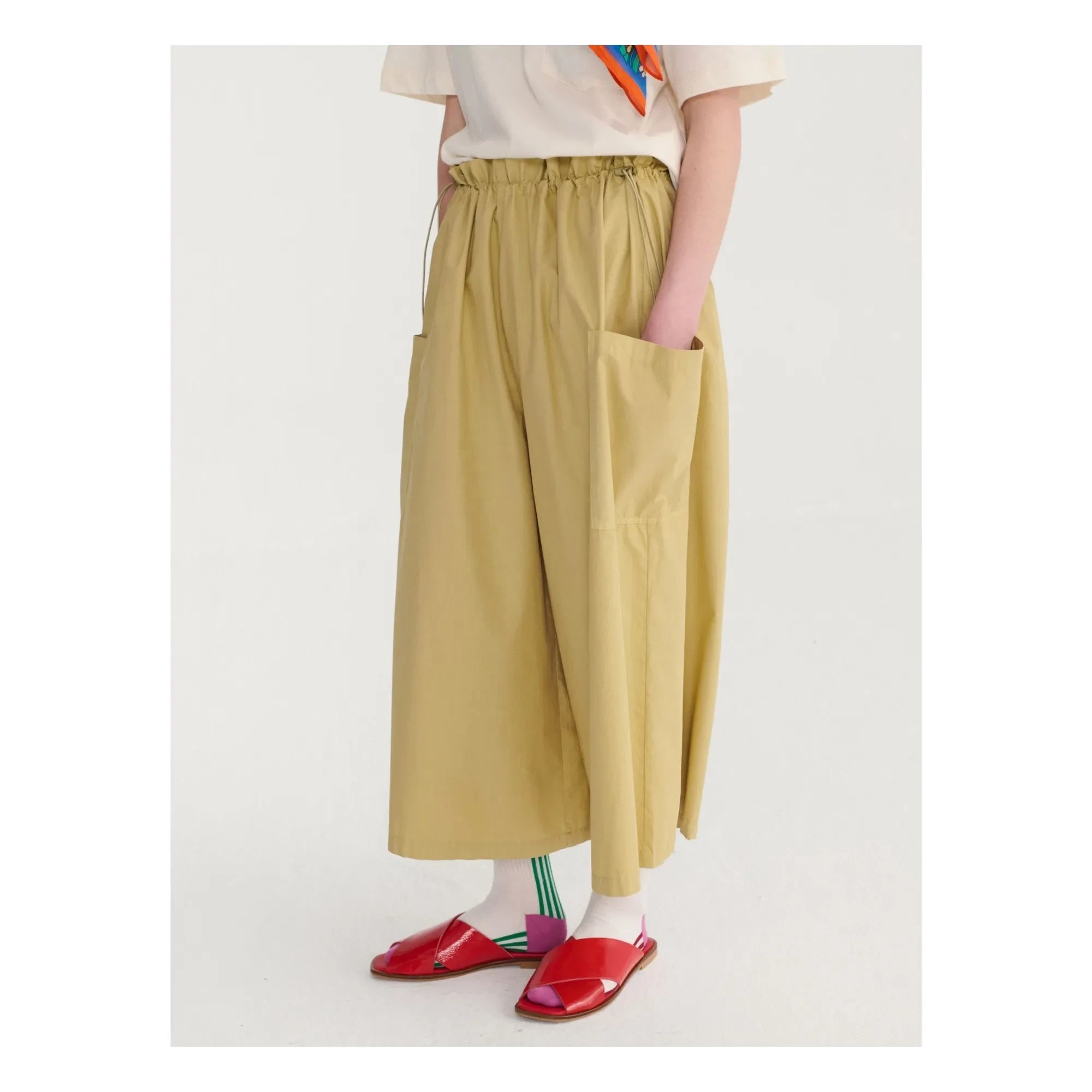 Bobo Choses - Hose aus Bio-Baumwolle mit Paper-Touch | Beige