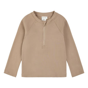 Petit Lem - Strukturiertes UV-Schutz-T-Shirt Recycelte Fasern | Beige