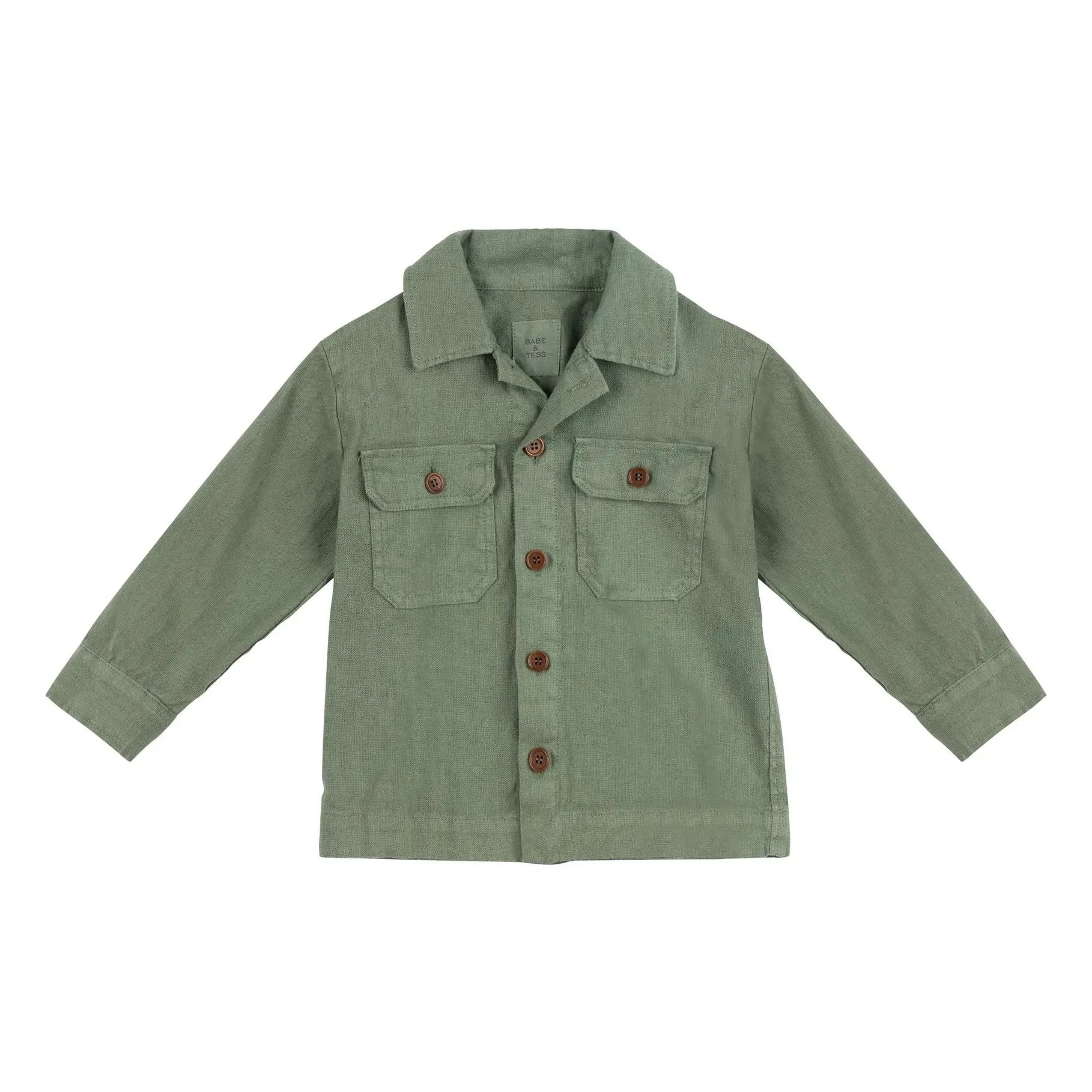 Babe & Tess - Léo Overshirt | Grün