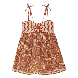 Zimmermann - Patience Paisley Kleid | Braun