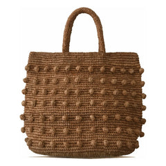 Camalya - Nemena Raffia Tasche | Sand