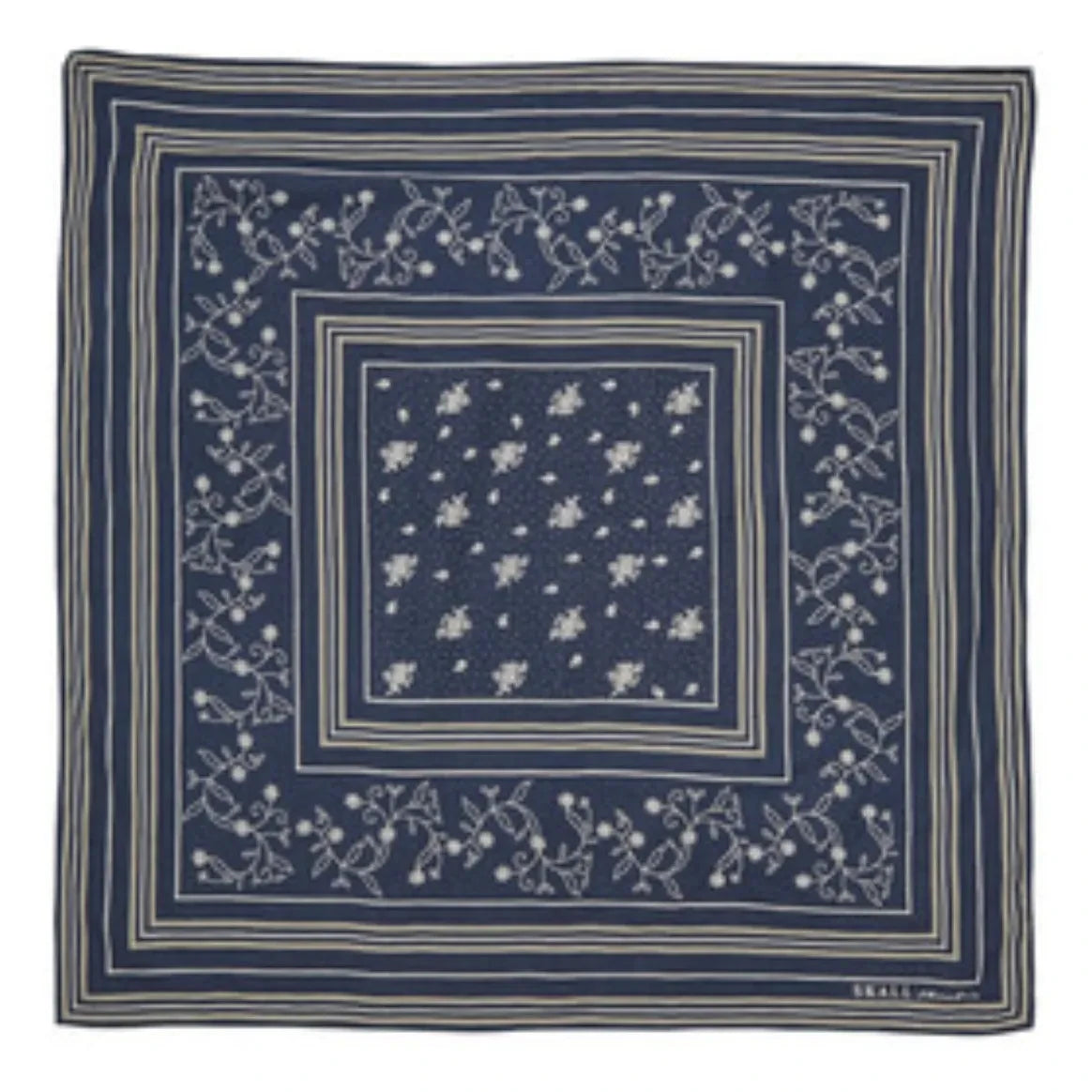 Skall Studio - Marineblaues Skall Tuch