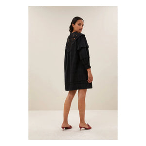 By Bar – Bowie Leinenkleid | Schwarz