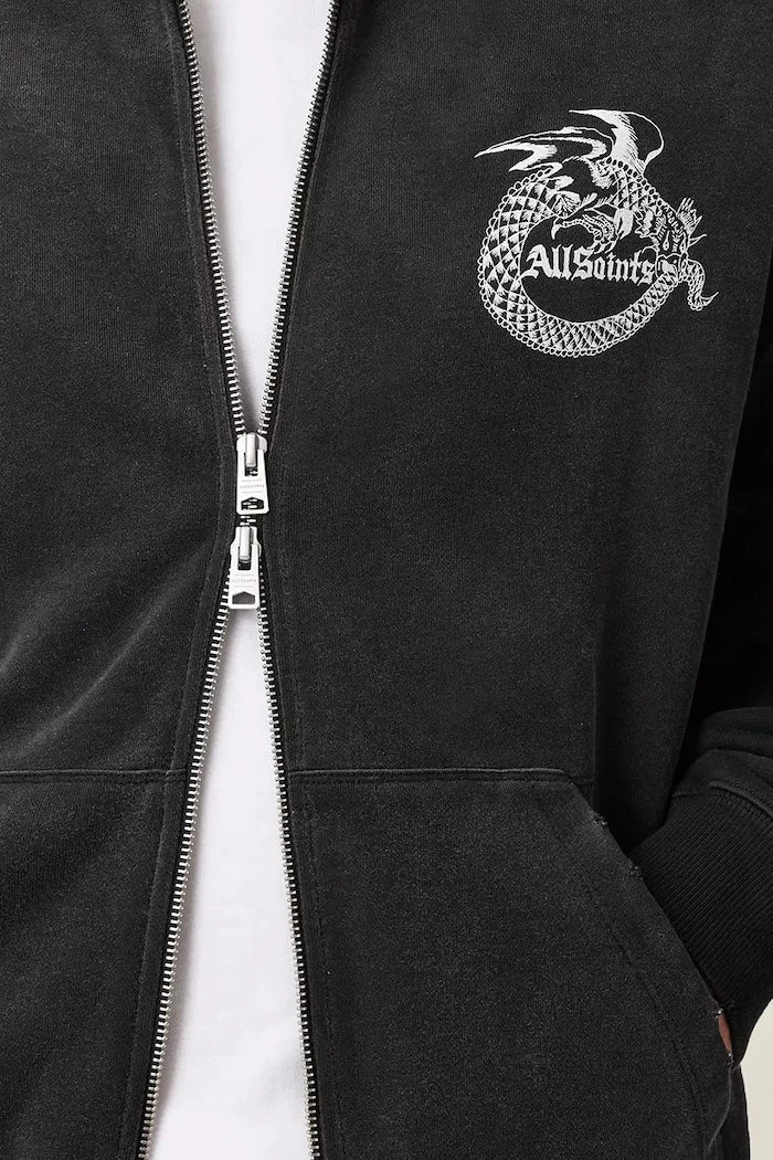 AllSaints TERRA Pamuklu Kapüşonlu Sweatshirt
