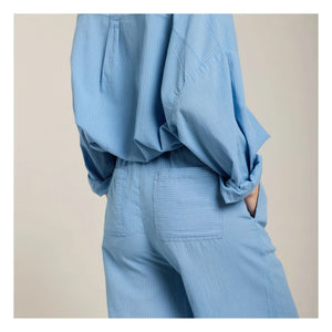 Maison Saint Julien - Cap Estel Voile de Coton Hose | Himmelblau