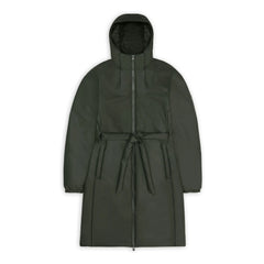 Rains - Lohja Long Hooded Parka | Khaki