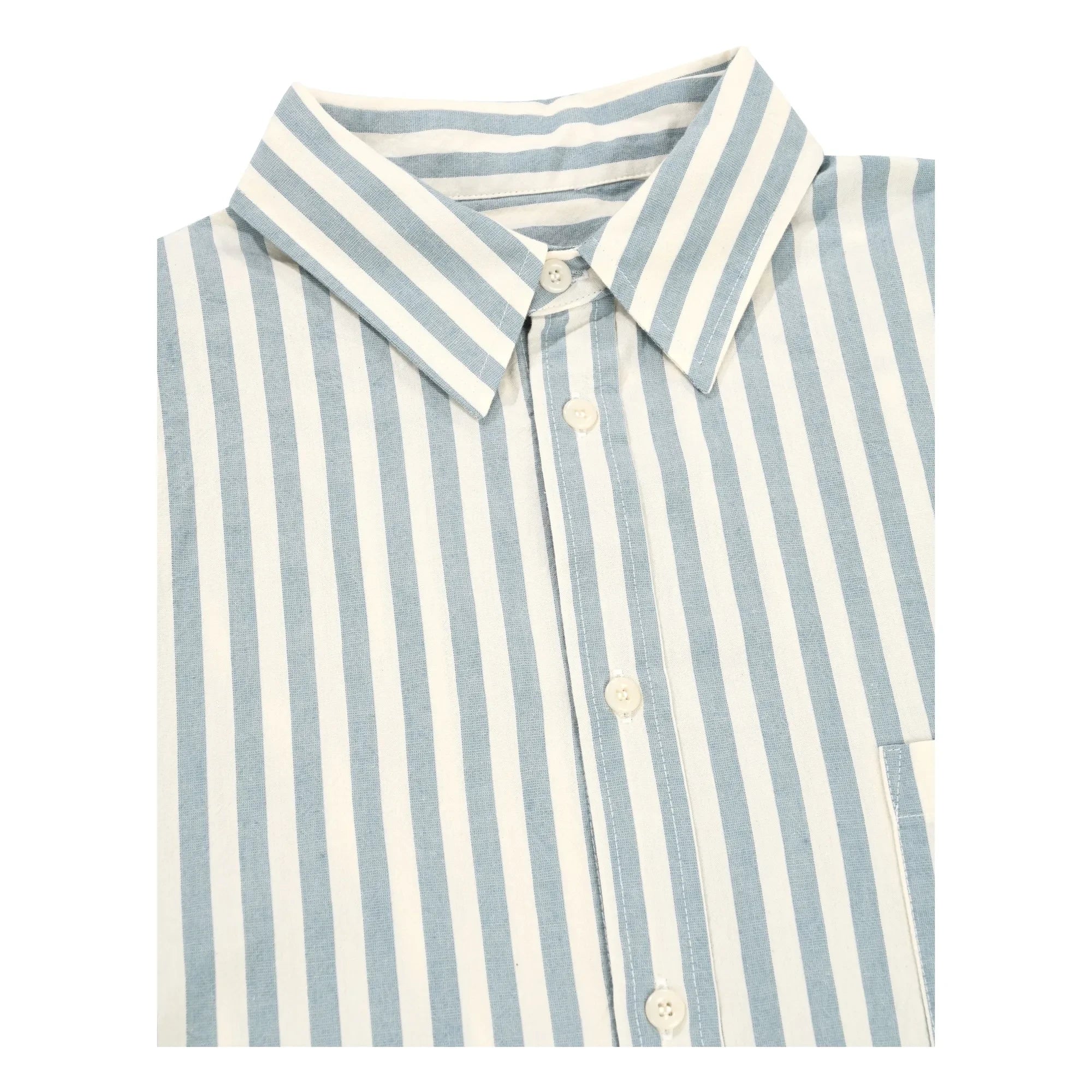 Kappy – Gestreiftes Hemd | Hellblau