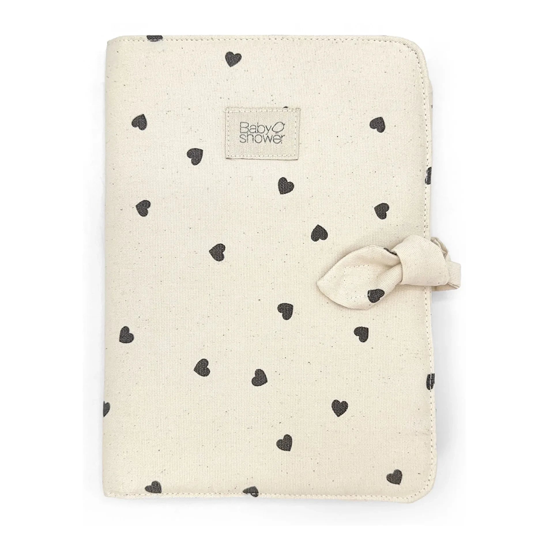 Babyshower - U-Heft-Hülle Hearts | Weiß