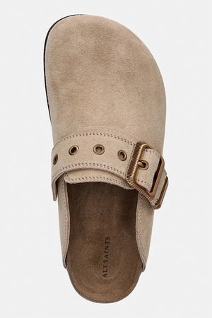 AllSaints Kadın Deri Açık Topuklu Mule Ayakkabı Staffa