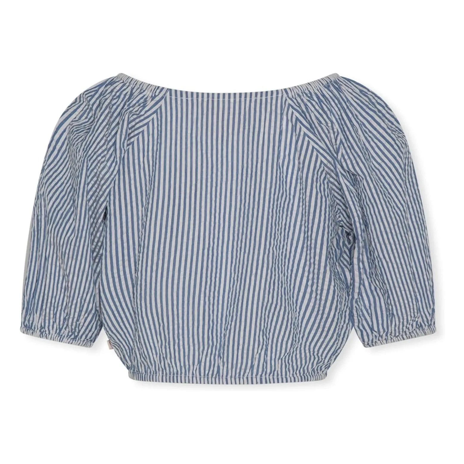 AO76 - Gestreifte Neha Bluse | Blau