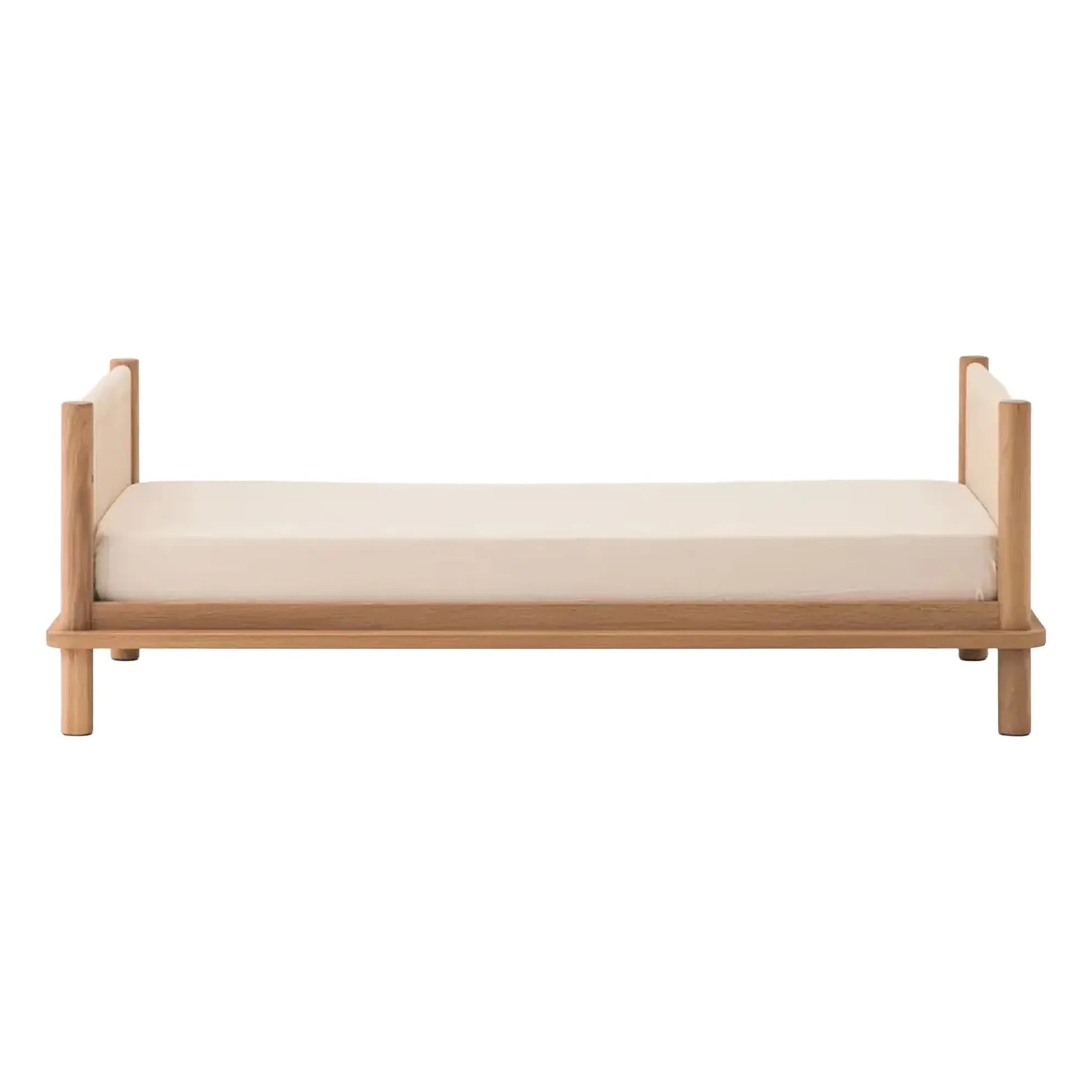 Nobodinoz - Latitude 70x140 umwandelbares Babybett und Juniorbett-Verlängerung | Eiche