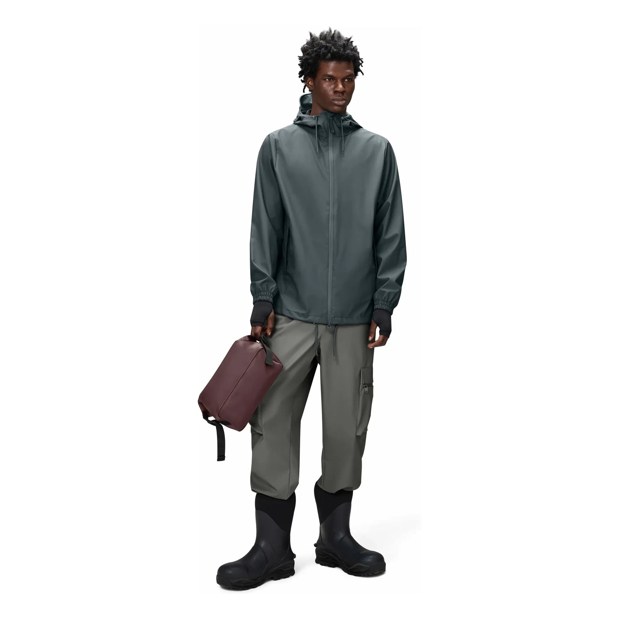 Rains - Storm Breaker W3 wasserdichte Jacke | Lagoon Blue
