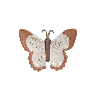 Donsje - Zaza Sky Schmetterling Haarspange | Camel