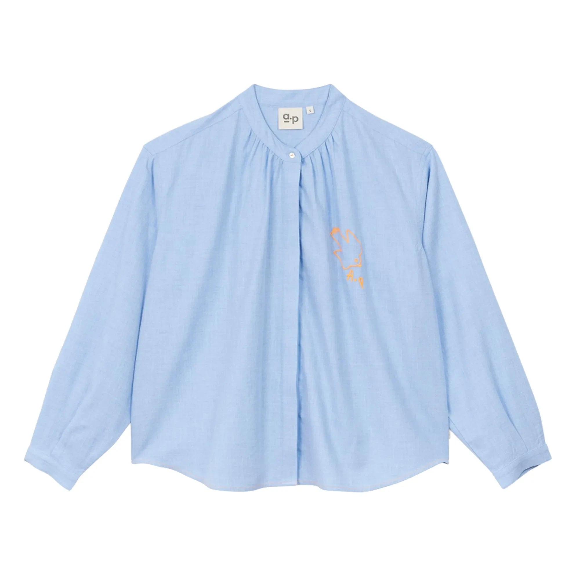 a.p - Engrace Oxford Bluse | Hellblau