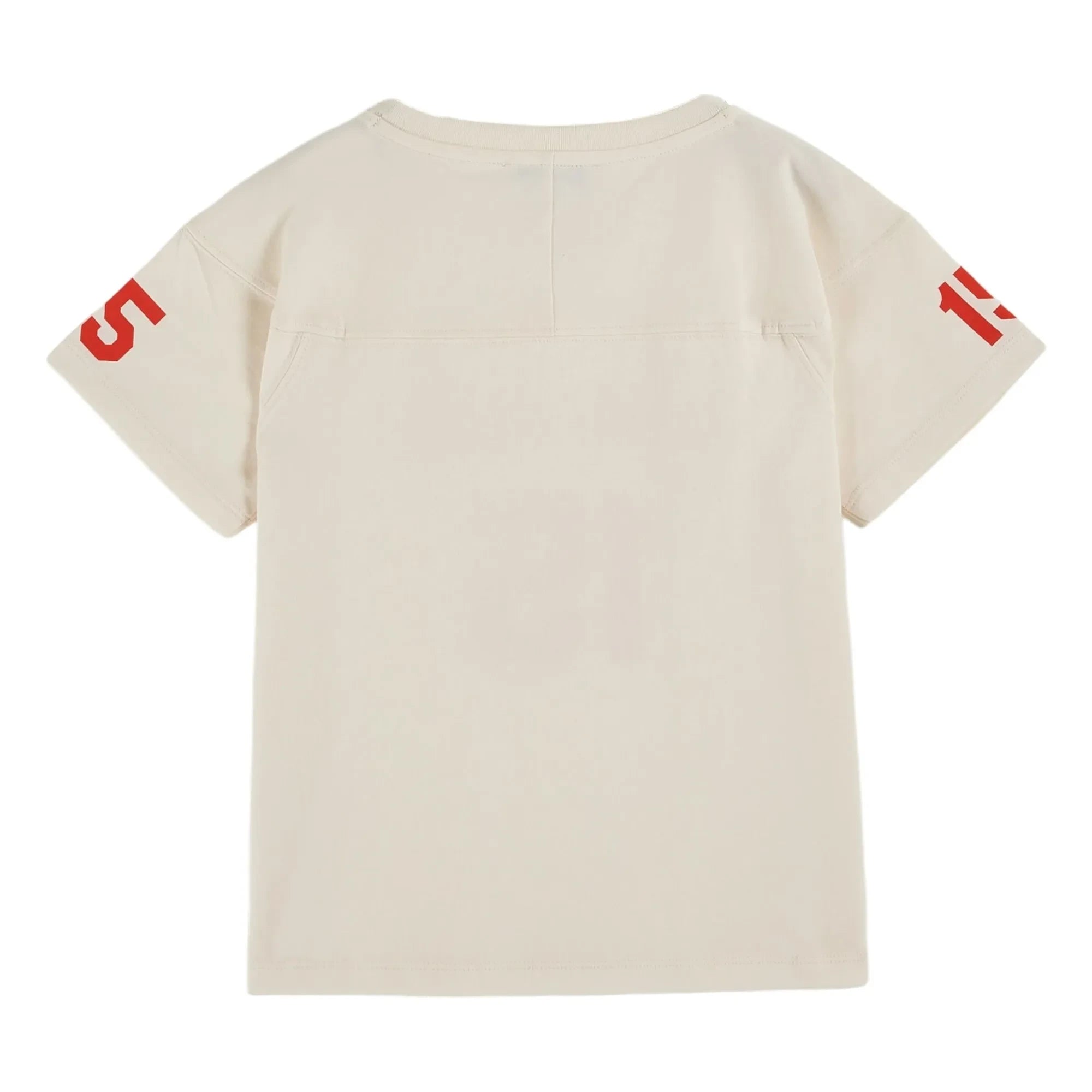 Emile et Ida – T-Shirt aus Bio-Baumwolle Nummer | Ecru