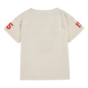 Emile et Ida – T-Shirt aus Bio-Baumwolle Nummer | Ecru