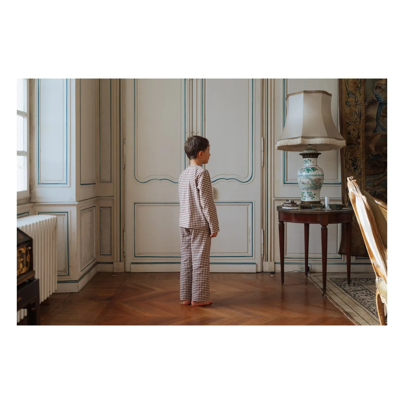 Risu Risu - Lao Kareli Bio-Baumwoll-Pyjama | Braun