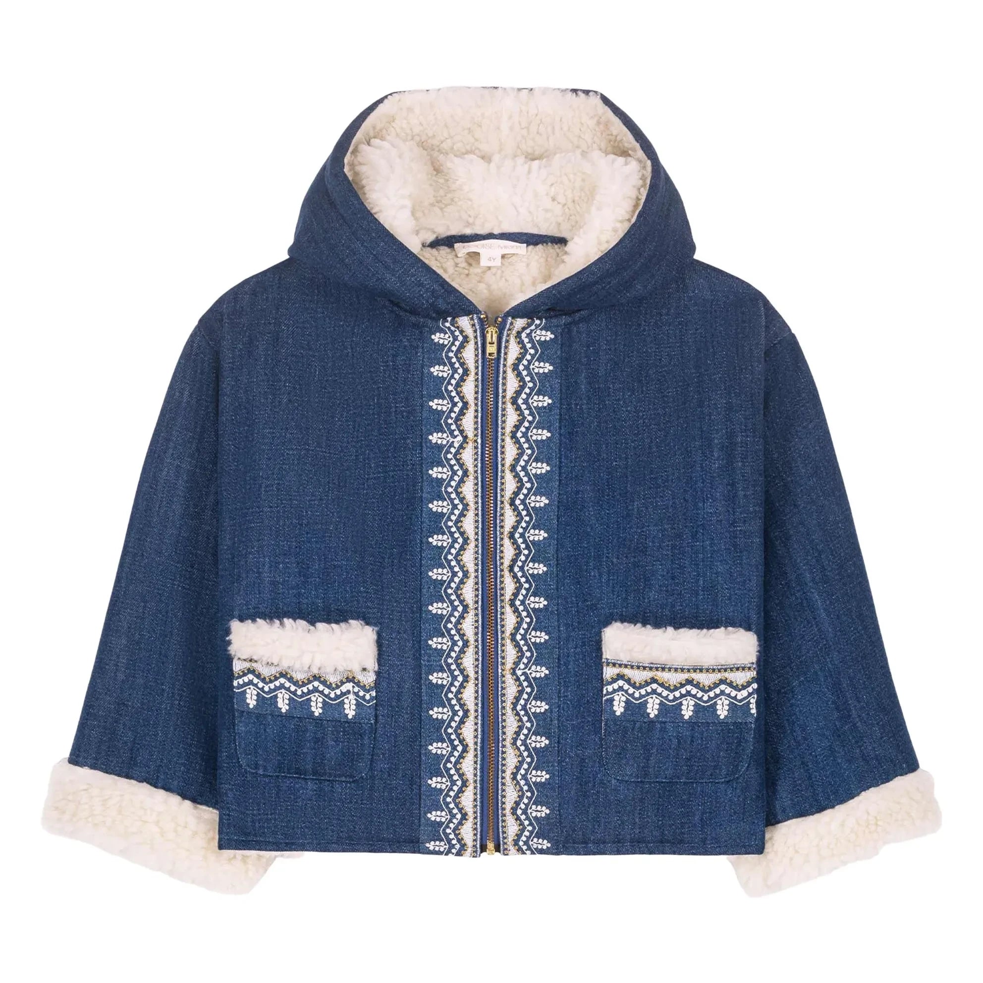 Louise Misha - Melvette Cord-Jacke | Blau
