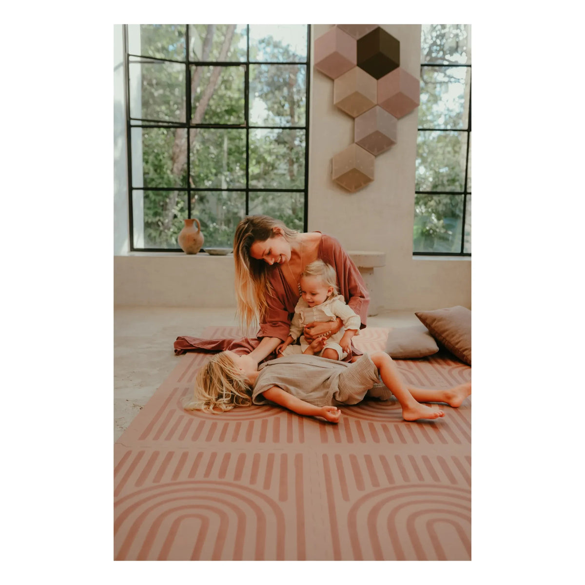 Toddlekind - Lineare modulare Spielmatte | Camel