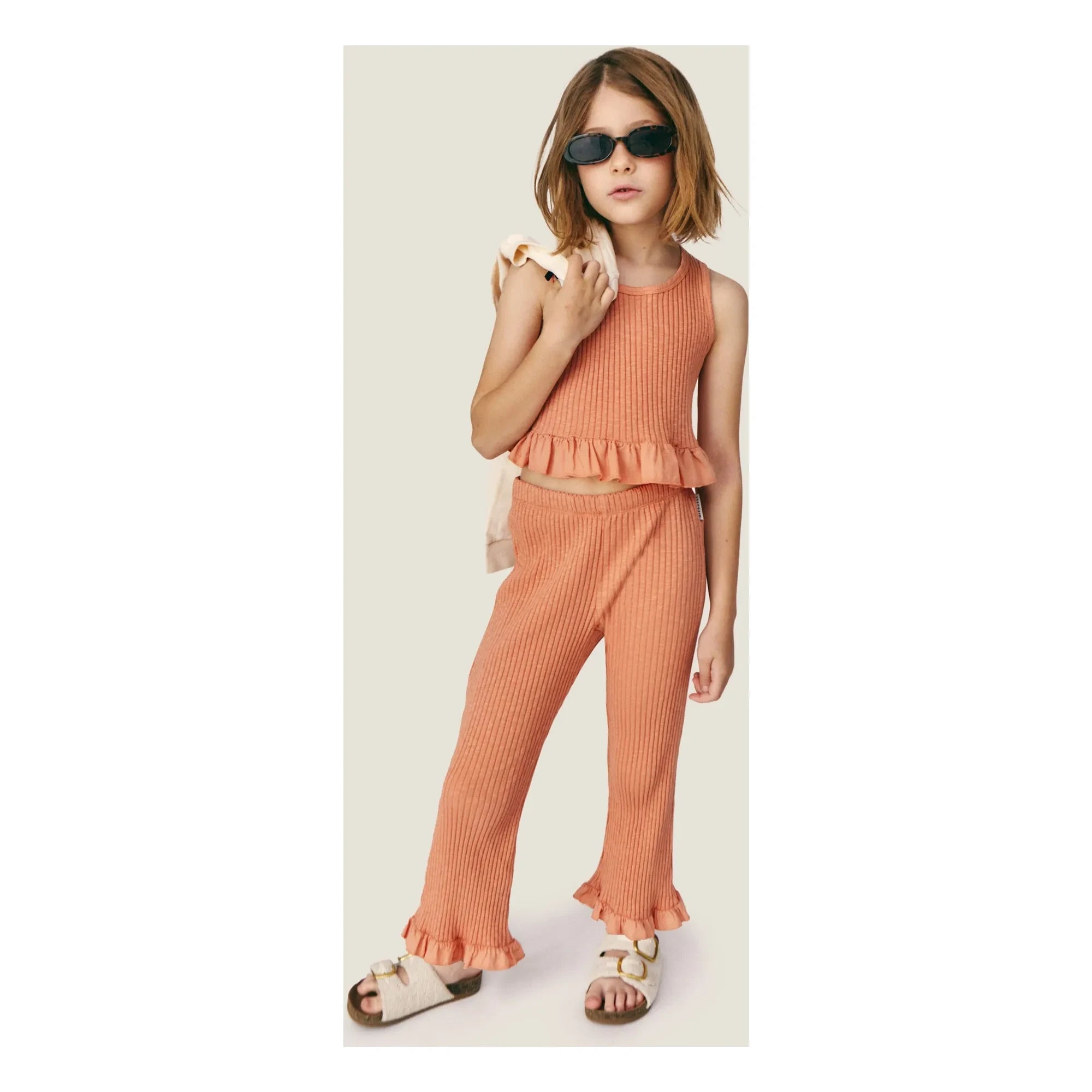 Mipounet - Zoé Cordhose aus Bio-Baumwolle | Orange