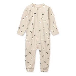 Liewood – Pyjama Birk Pandas Bio-Baumwolle | Beige