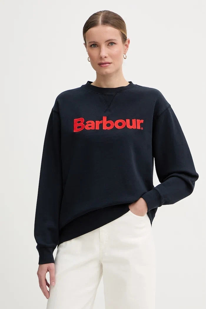 Barbour kadın pamuklu sweatshirt Hartland