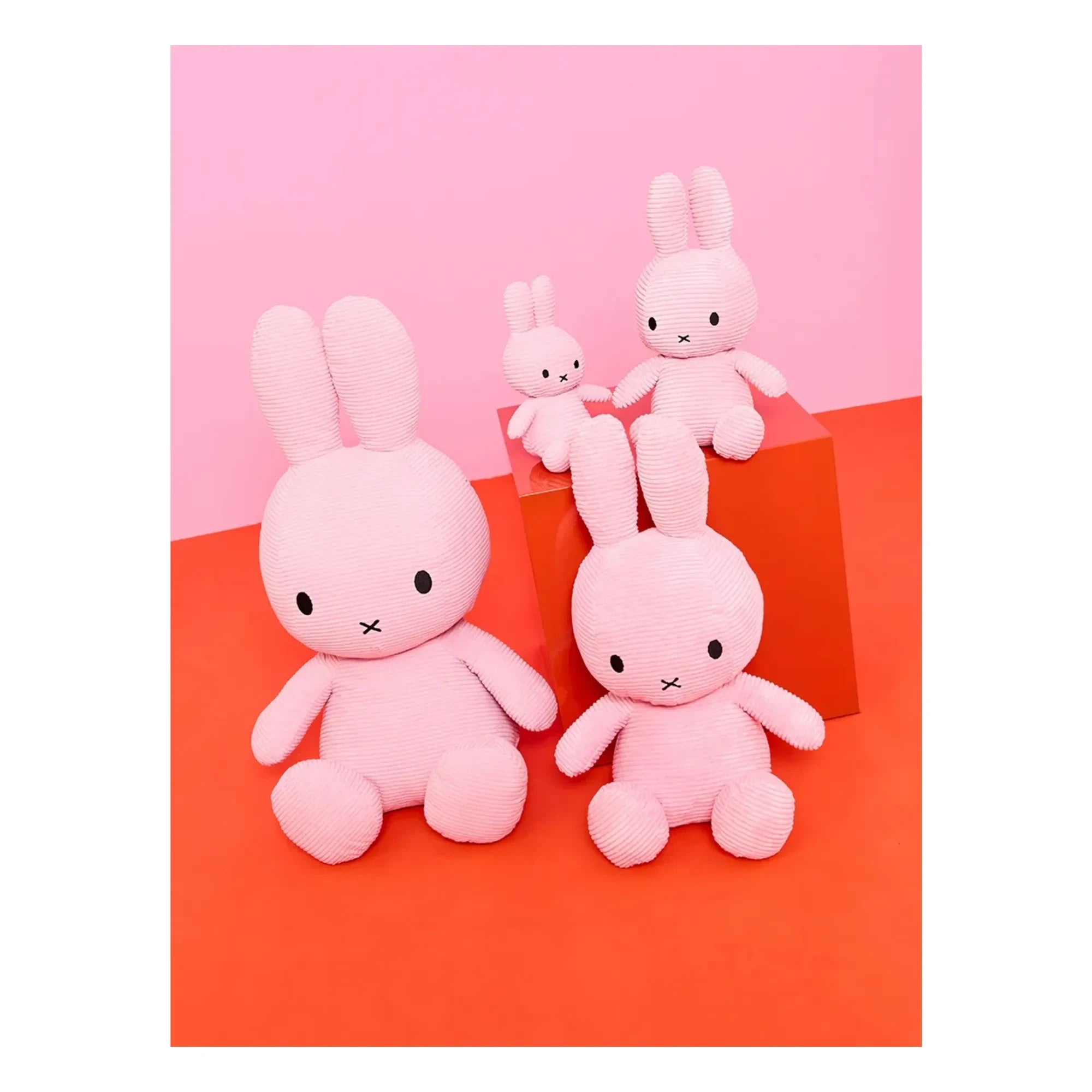 Bon Ton Toys - MIFFY - Miffy Plüschtier aus Cordstoff | Pink