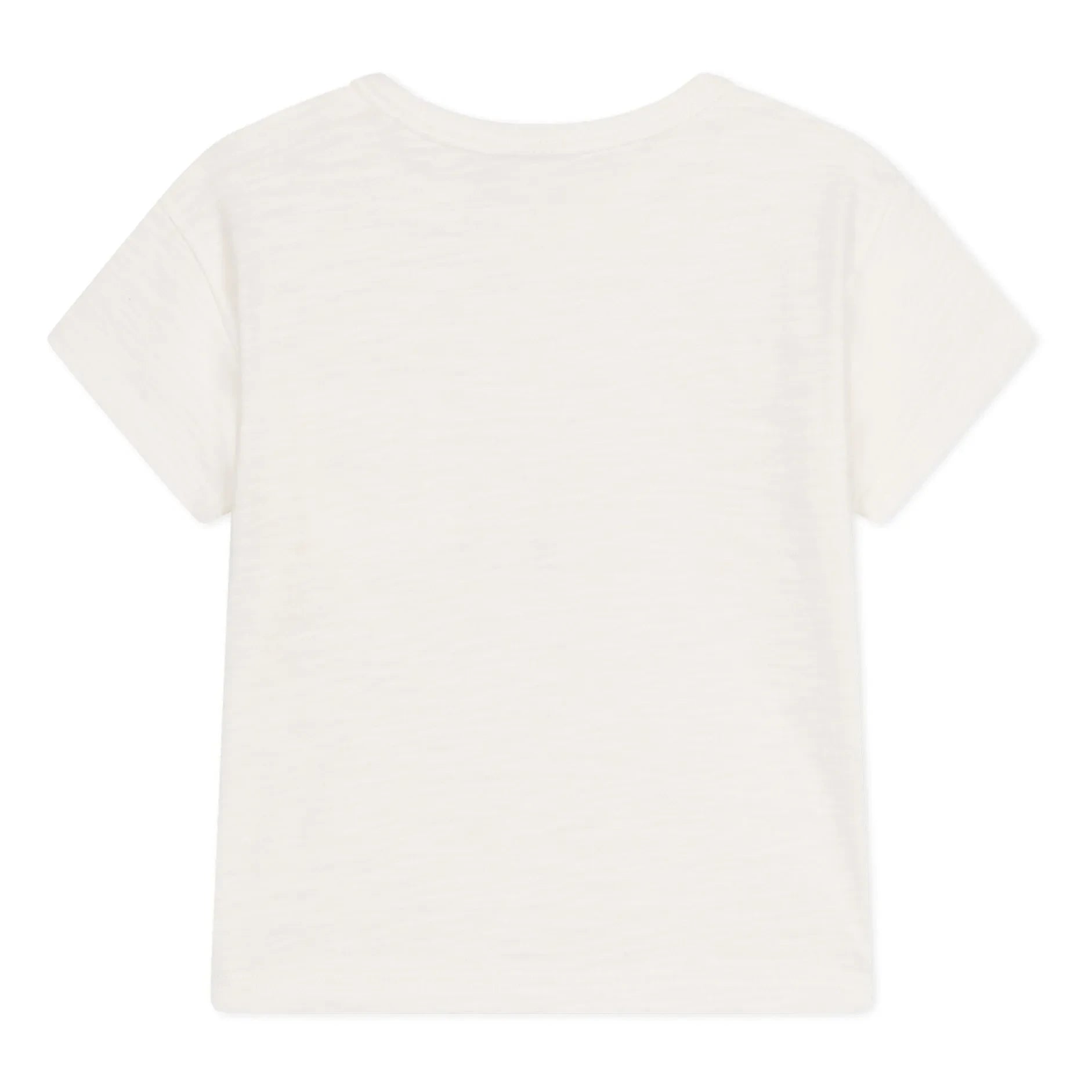 Petit Bateau - Marmiton Flammgarn-T-Shirt | Ecru