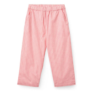 Copenhagen Colors - Pied de Poule Bio-Baumwollhose | Pink