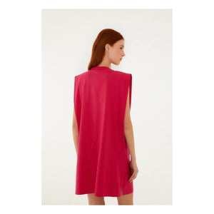 Farm Rio - Tropikal Pembe Pamuk Elbise | Pembe