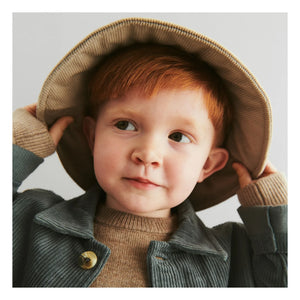 Wheat - Ada Bio-Baumwoll-Samt-Hemdjacke | Graublau