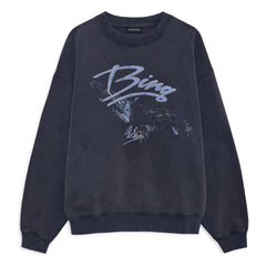 Anine Bing - Spencer-Sweatshirt | Washed Black