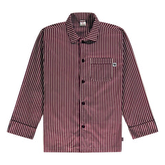 Pockies - Gestreiftes Pyjamahemd | Rot