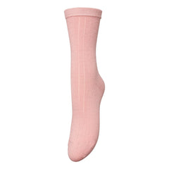 Becksöndergaard - Glitzernde Rippensocken | Rosa