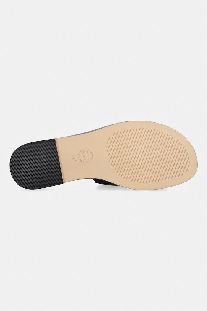 MICHAEL Michael Kors Kadın Deri Erin Flat Sandal