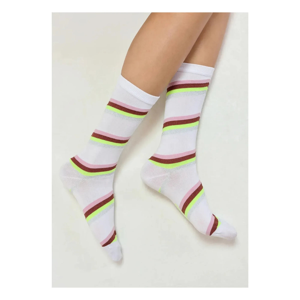 Essentiel Antwerp - Joyz Gestreifte Socken | Weiß