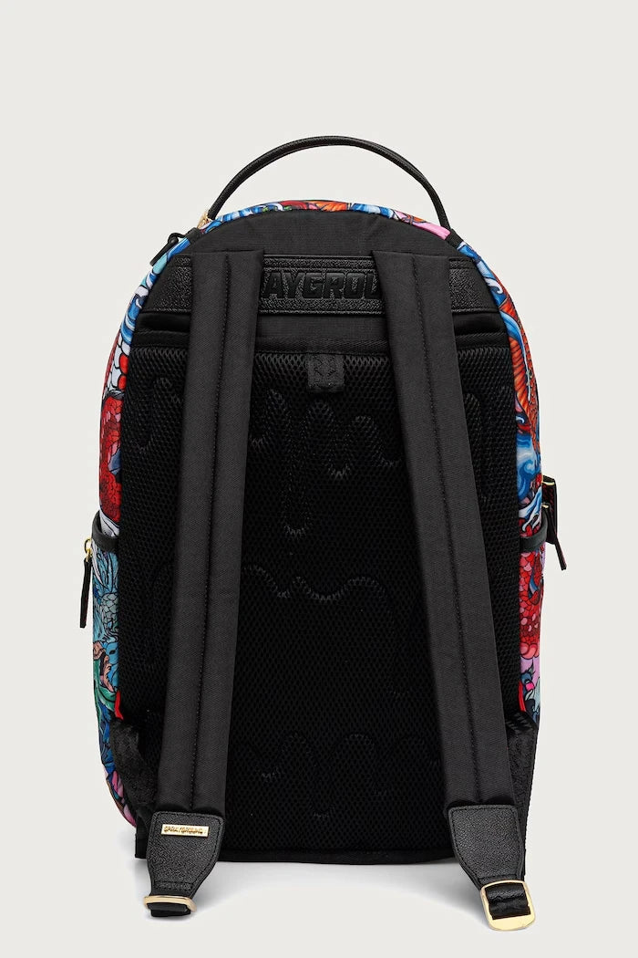 Sprayground - Japon Dövmesi Desenli Siyah Sırt Çantası 910B8862NSZ